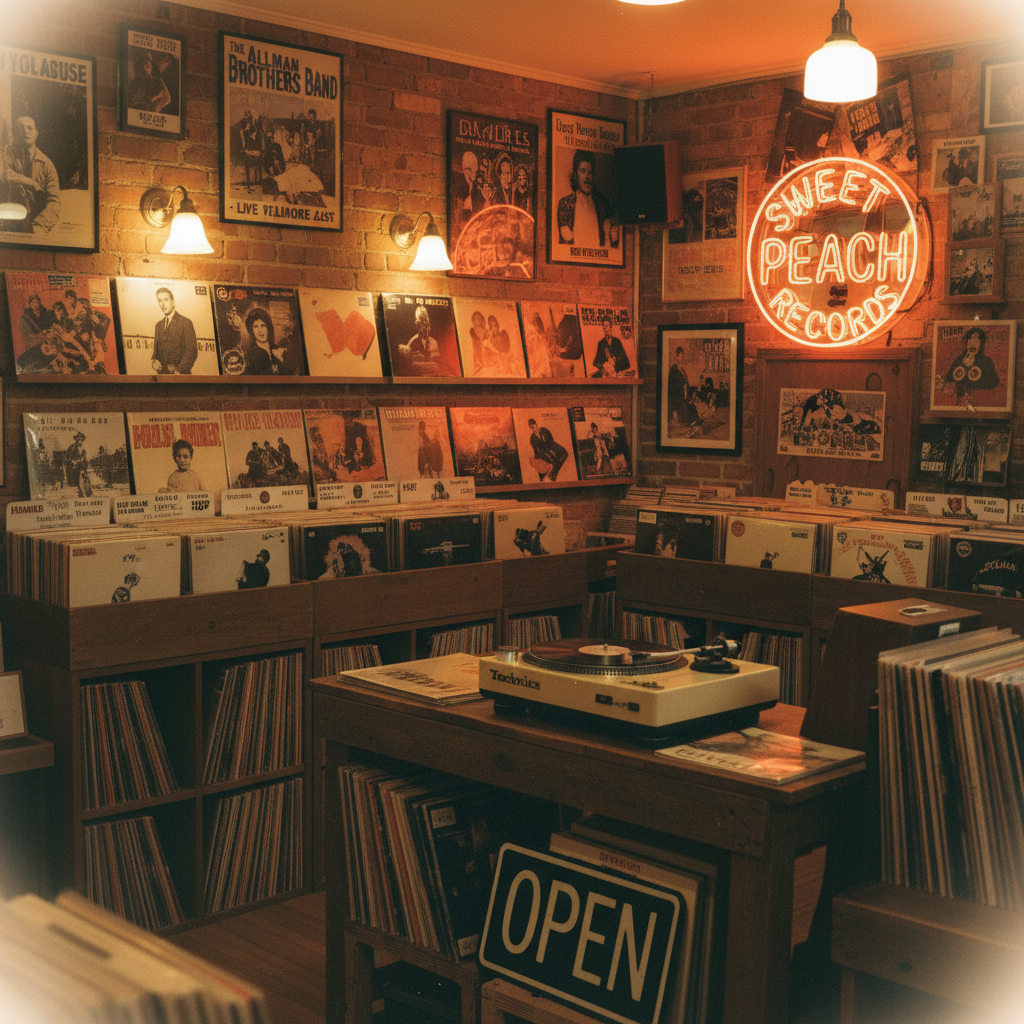 A record store in Atlanta